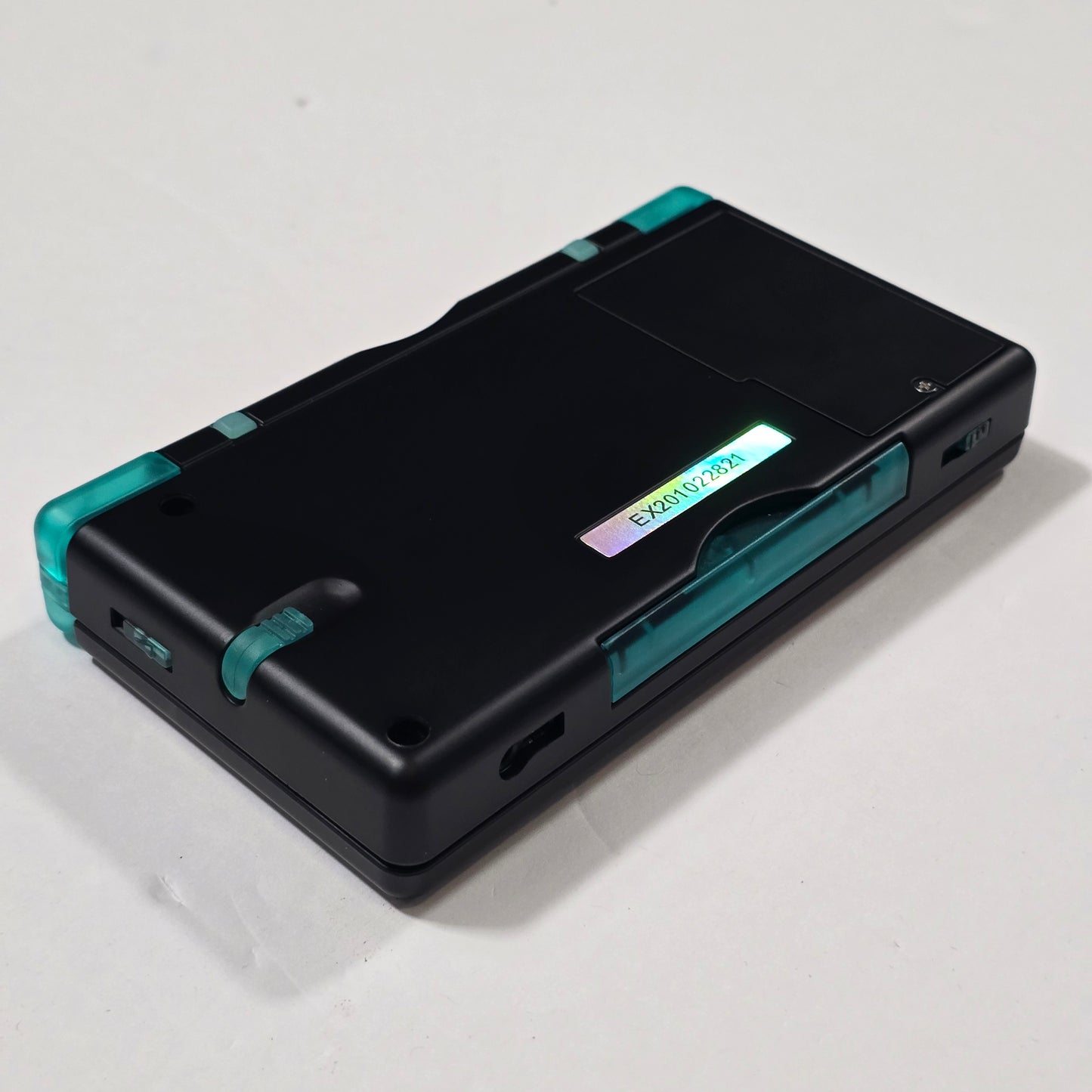 Nintendo DS Lite CUSTOM - Black/Transparent Green w/ Modded LED, Bundle