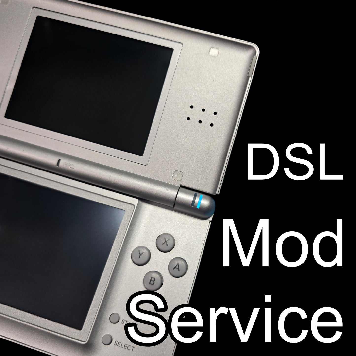 Nintendo DS Lite Mod Service - Make Your Selections! Custom LEDs, USB-C Charging, More