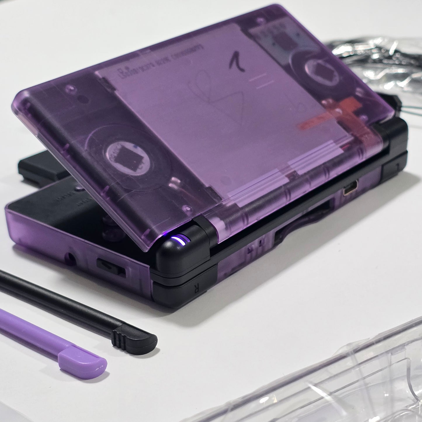 Custom Nintendo DS Lite - Make Your Selections! Custom LEDs, Optional Accessories