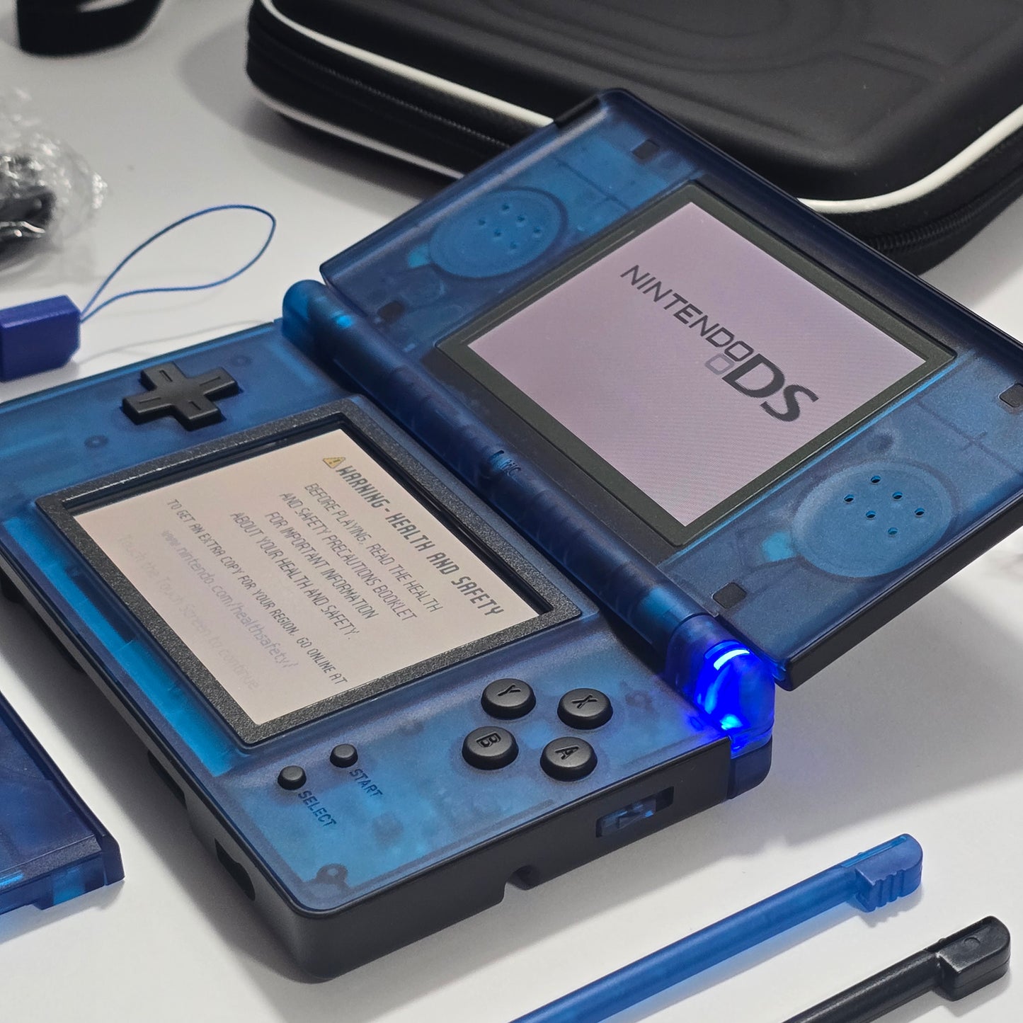 Custom Nintendo DS Lite - Make Your Selections! Custom LEDs, Optional Accessories