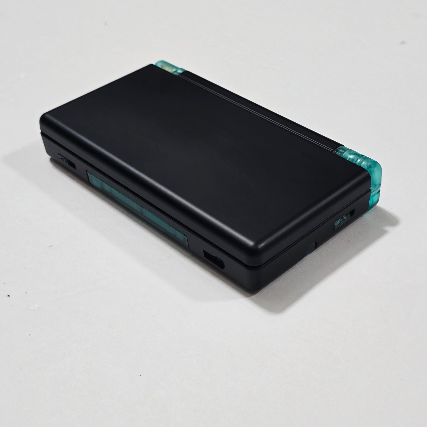 Nintendo DS Lite CUSTOM - Black/Transparent Green w/ Modded LED, Bundle