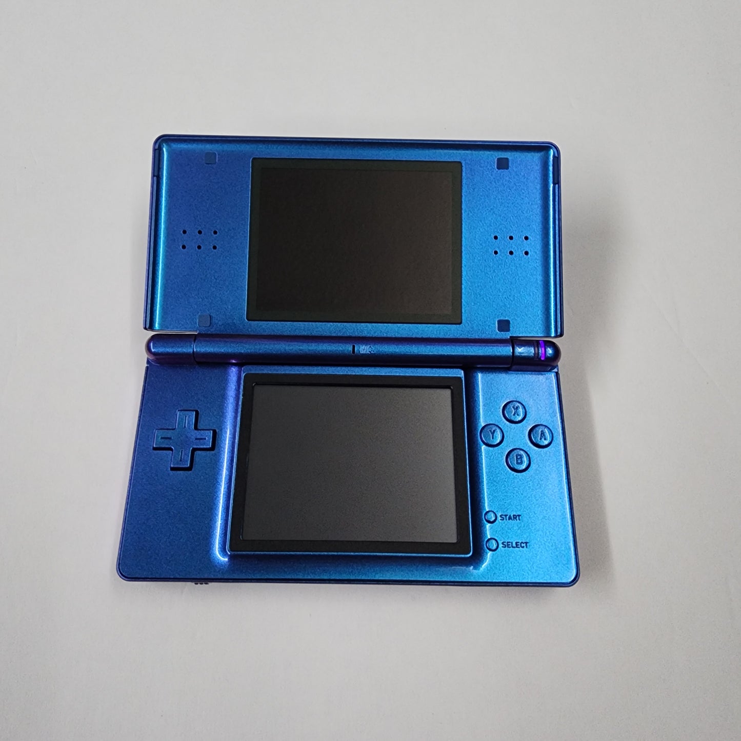 Nintendo DS Lite CUSTOM - Chameleon Purple Blue w/ PURPLE Power LED!