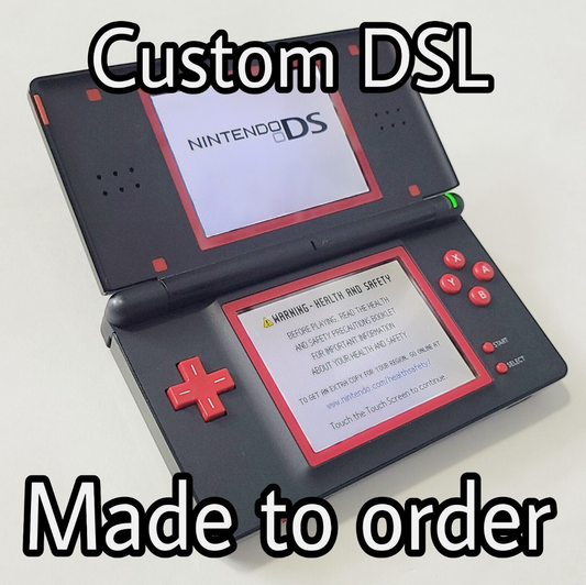 Nintendo DS Lite With Charger and Stylus MADE TO YOUR ORDER! Customize Colors!