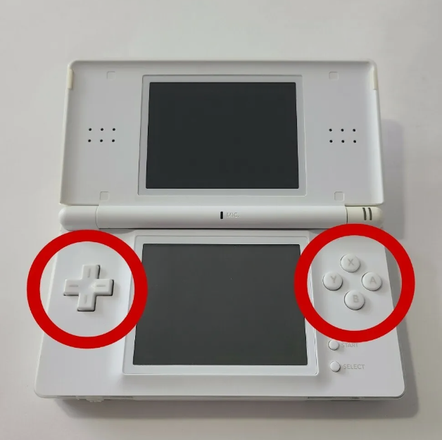 REPAIR SERVICE for DS Lite Broken Buttons - ABXY, DPAD, L/R