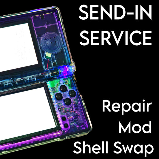 Nintendo DS Lite Repair/Reshell/Mod Service w/ Accessories - Choose Everything
