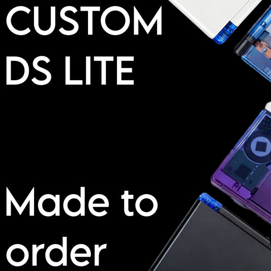 Custom Nintendo DS Lite - Make Your Selections! Custom LEDs, Optional Accessories