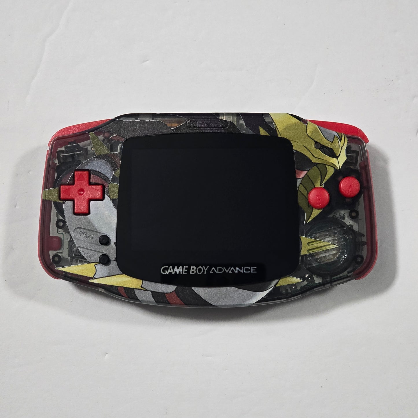 Nintendo Gameboy Advance GBA - GIRATINA Shell with V5 IPS Display
