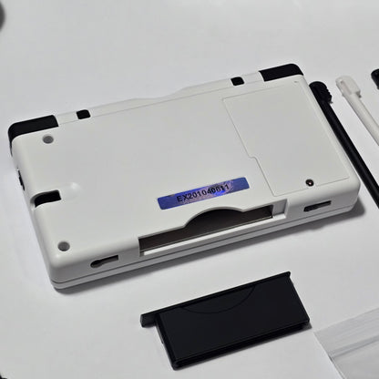 Nintendo DS Lite IPS SCREENS CUSTOM - White/Black w/ Mods & Bundle