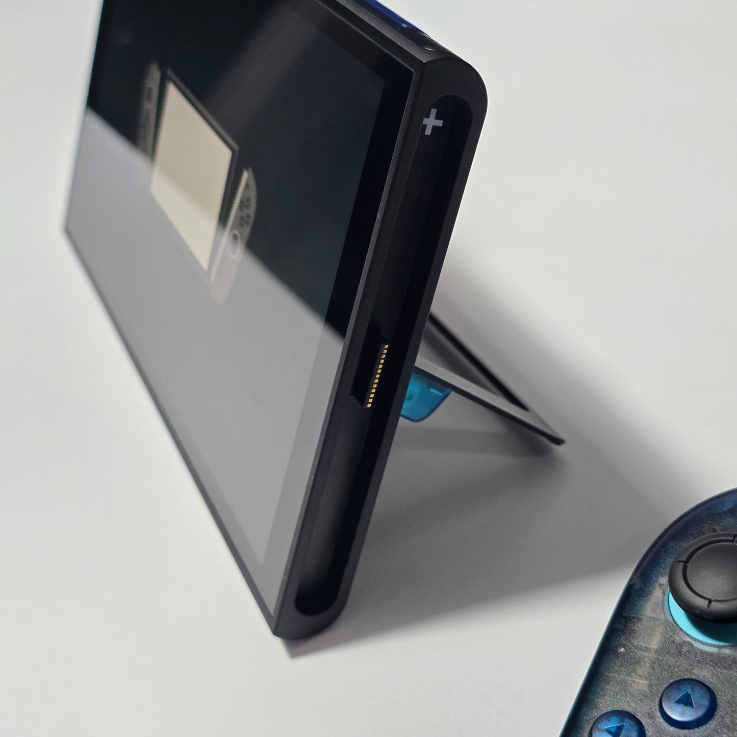 Nintendo Switch 2 CUSTOM - Clear Black with Clear Blue Buttons & Accents, New in Box