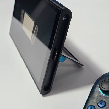 Nintendo Switch 2 CUSTOM - Clear Black with Clear Blue Buttons & Accents, New in Box