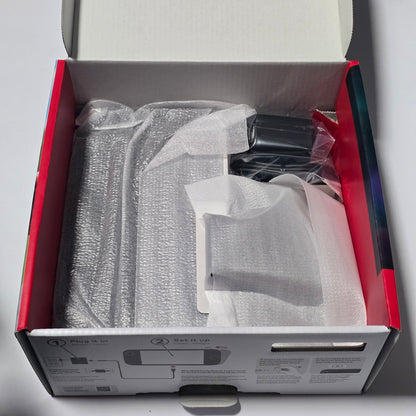 Nintendo Switch 2 CUSTOM - Clear Black with Clear Blue Buttons & Accents, New in Box