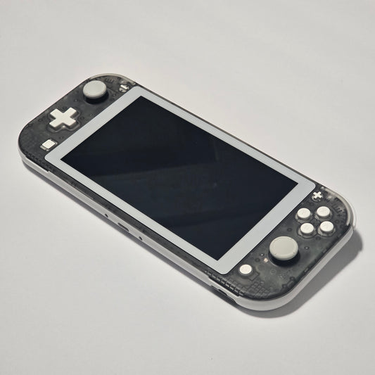 Nintendo Switch Lite CUSTOM - White & Clear Black