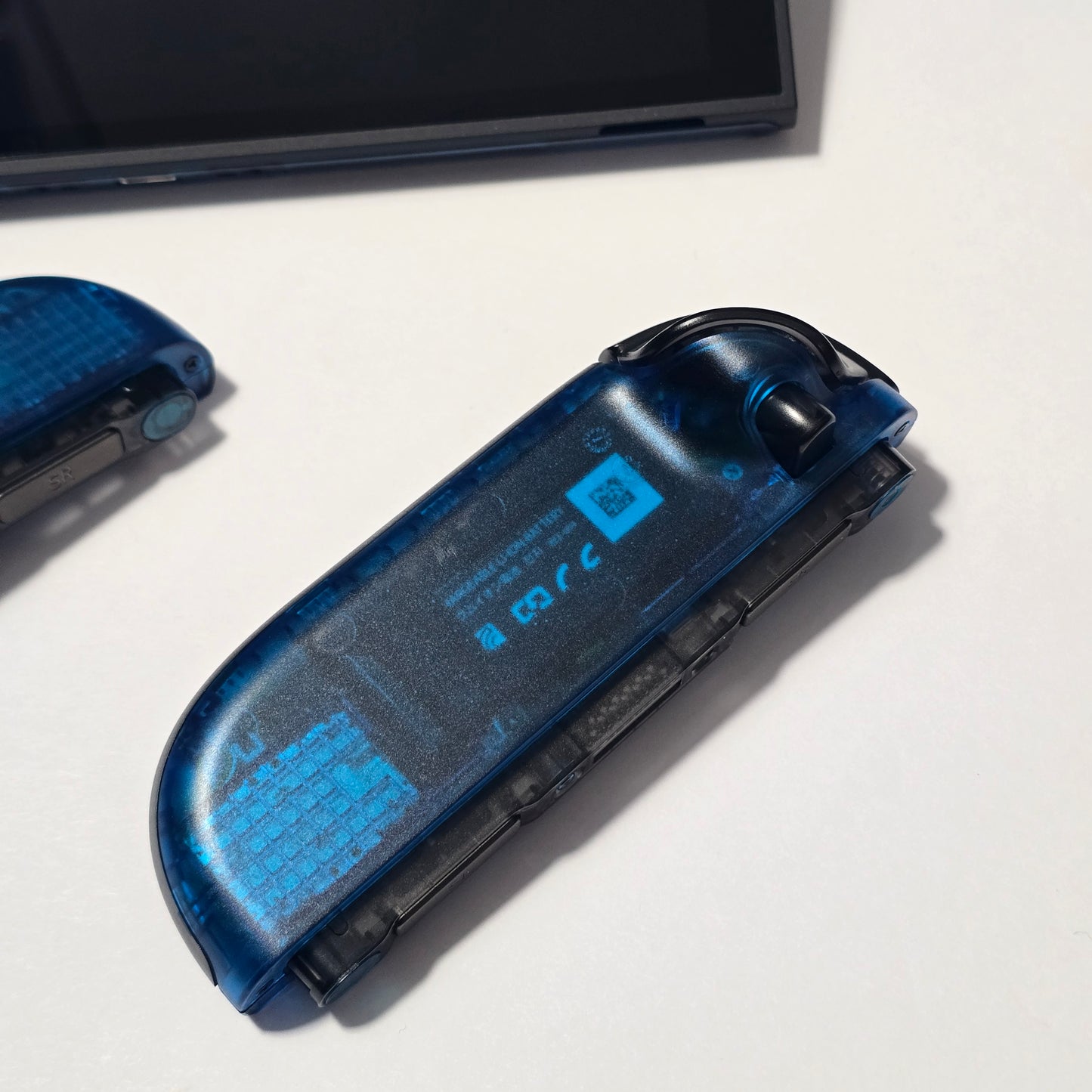 Nintendo Switch 2 CUSTOM - Clear Blue with Clear Black Buttons & Accents, New in Box