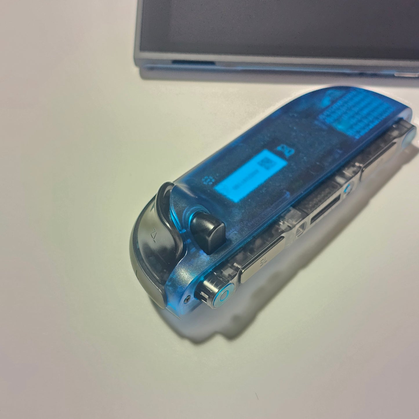 Nintendo Switch 2 CUSTOM - Clear Blue with Clear Black Buttons & Accents, New in Box