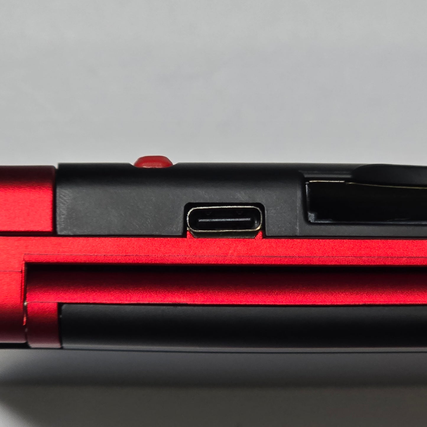 Nintendo DS Lite IPS SCREENS CUSTOM - Black/Shiny Red w/ Mods & Bundle (2)
