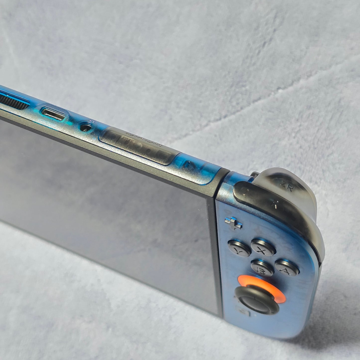 Nintendo Switch 2 CUSTOM - Clear Blue with Clear Black Buttons & Accents, NEW IN BOX