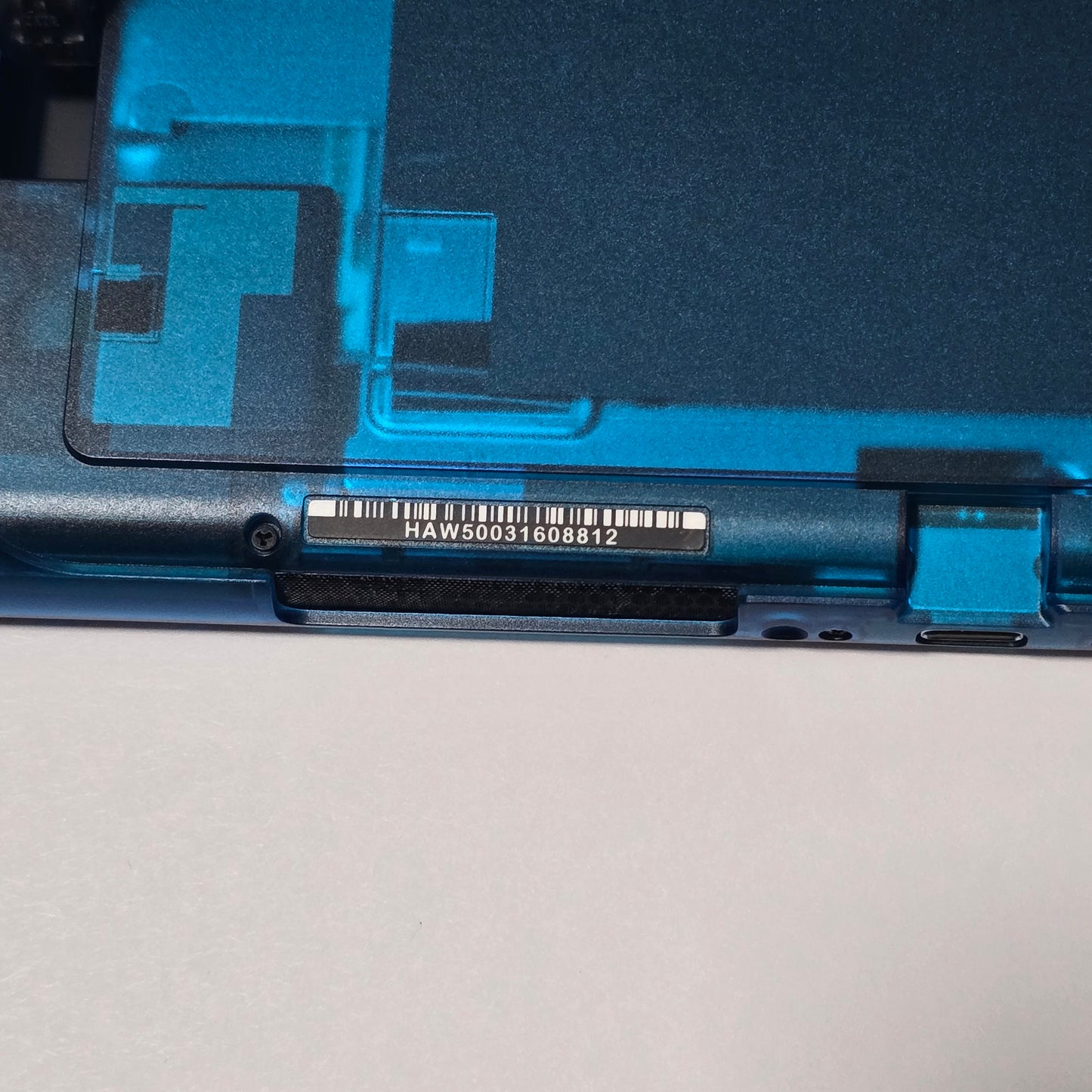 Nintendo Switch 2 CUSTOM - Clear Blue with Clear Black Buttons & Accents, New in Box