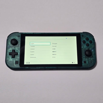 Nintendo Switch Lite CUSTOM - Black & Clear Green