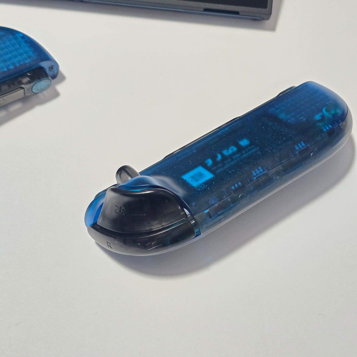 Nintendo Switch 2 CUSTOM - Clear Blue with Clear Black Buttons & Accents, New in Box