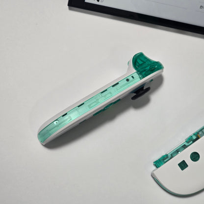 Nintendo Switch 2 CUSTOM -White with Clear Green Buttons & Accents, New in Box