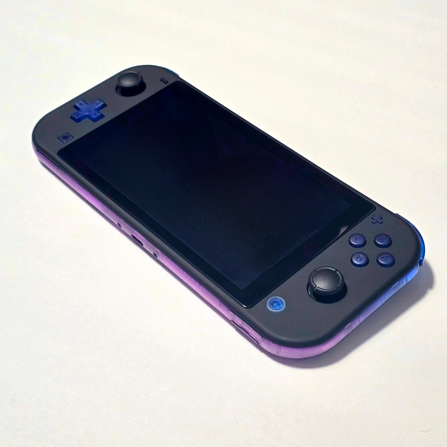 Nintendo Switch Lite CUSTOM - Blue & Purple Gradient/Black
