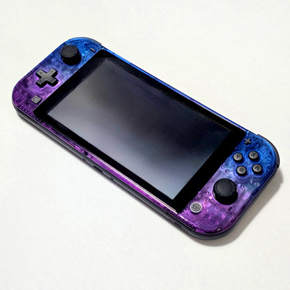 Nintendo Switch Lite CUSTOM - Black/ Blue & Purple Gradient