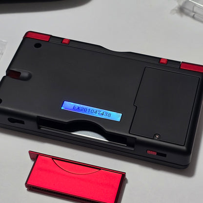 Nintendo DS Lite IPS SCREENS CUSTOM - Black/Shiny Red w/ Mods & Bundle