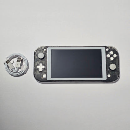 Nintendo Switch Lite CUSTOM - White & Clear Black