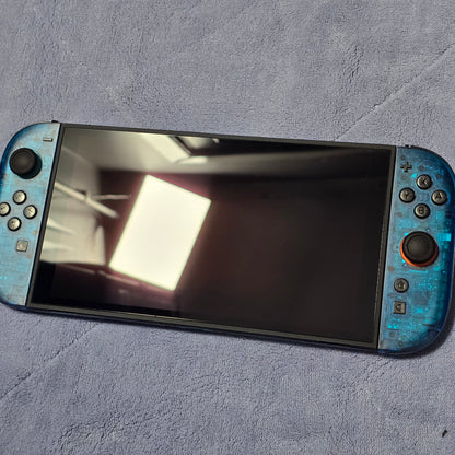 Nintendo Switch 2 CUSTOM - Clear Blue with Clear Black Buttons & Accents, NEW IN BOX