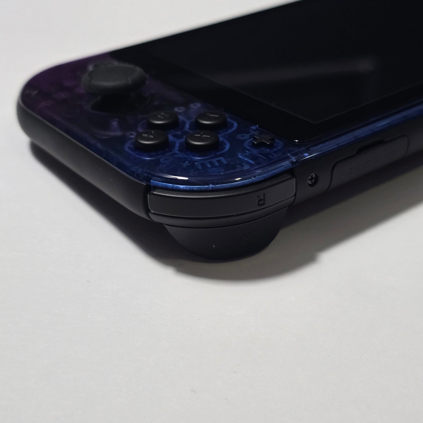 Nintendo Switch Lite CUSTOM - Black/ Blue & Purple Gradient