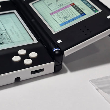Nintendo DS Lite IPS SCREENS CUSTOM - White/Black w/ Mods & Bundle