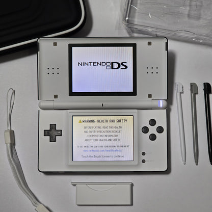 Nintendo DS Lite CUSTOM - Transparent Black/ w/ Modded LED, Bundle!