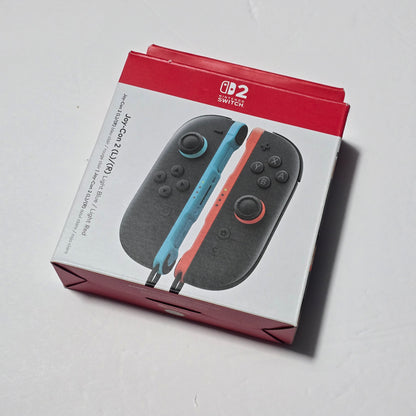 Nintendo Switch 2 Joycons BLUE & RED LEDs - Brand New In Box