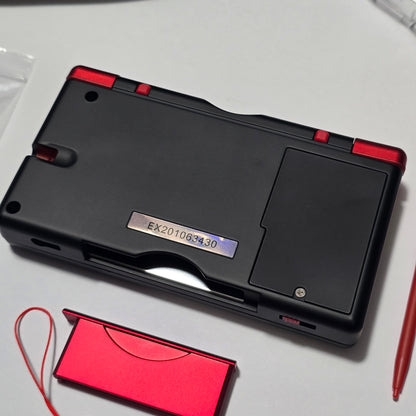 Nintendo DS Lite IPS SCREENS CUSTOM - Black/Shiny Red w/ Mods & Bundle (2)
