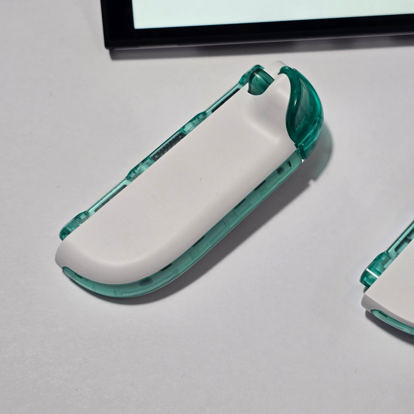 Nintendo Switch 2 CUSTOM -White with Clear Green Buttons & Accents, New in Box