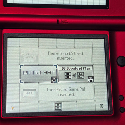 Nintendo DS Lite IPS SCREENS CUSTOM - Black/Shiny Red w/ Mods & Bundle (2)