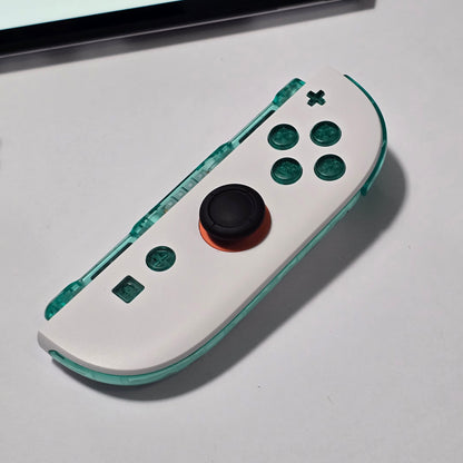 Nintendo Switch 2 CUSTOM -White with Clear Green Buttons & Accents, New in Box