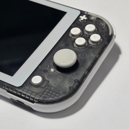 Nintendo Switch Lite CUSTOM - White & Clear Black
