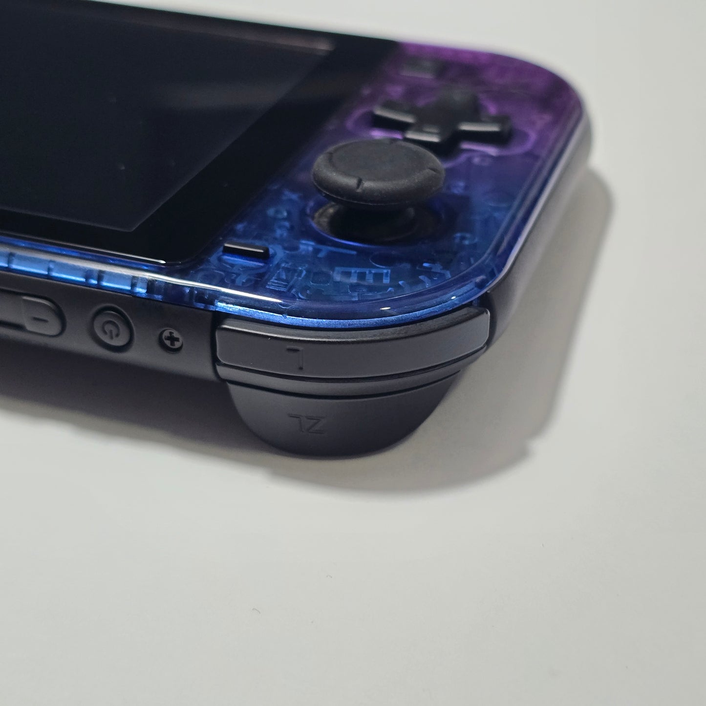 Nintendo Switch Lite CUSTOM - Black/ Blue & Purple Gradient