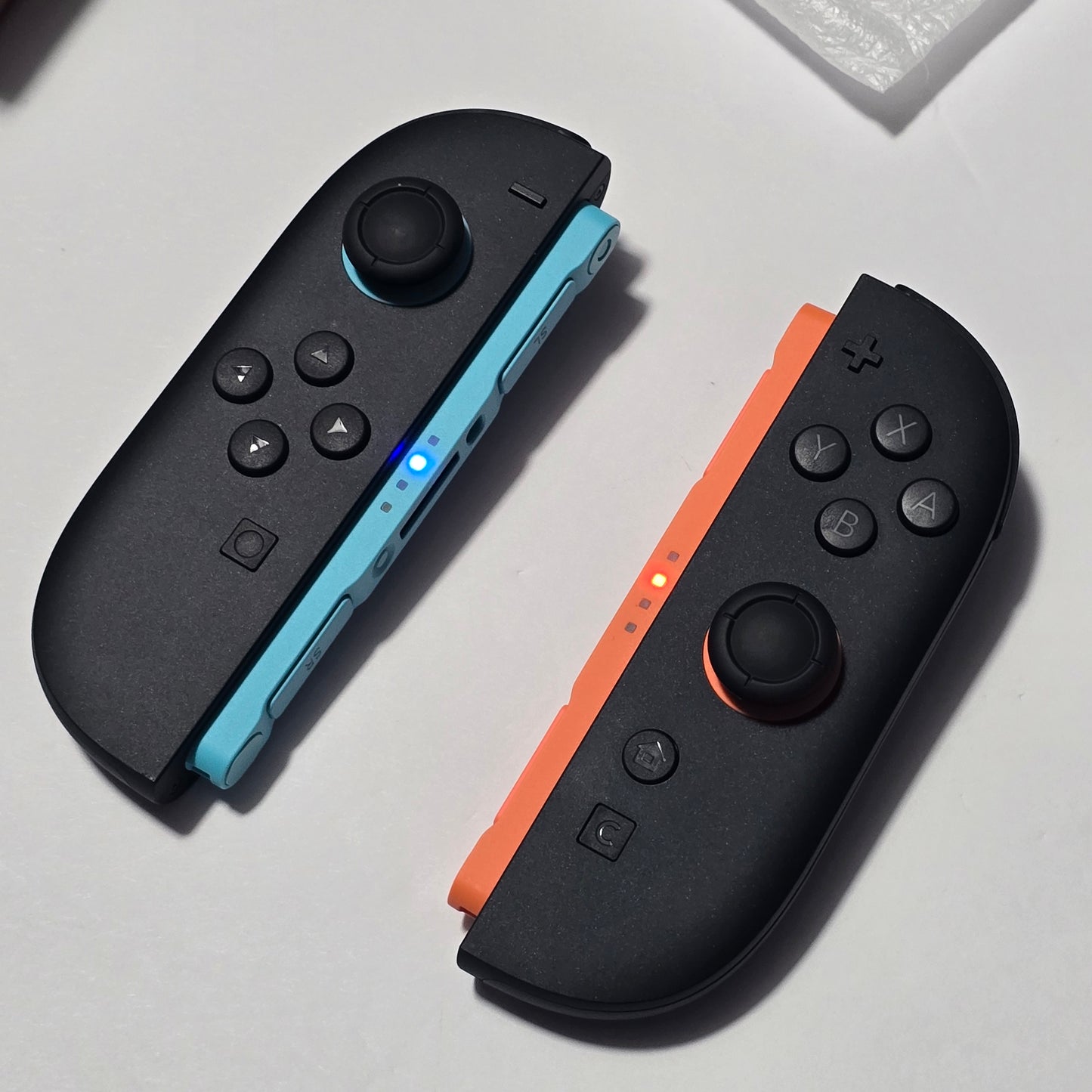 Nintendo Switch 2 Joycons BLUE & RED LEDs - Brand New In Box
