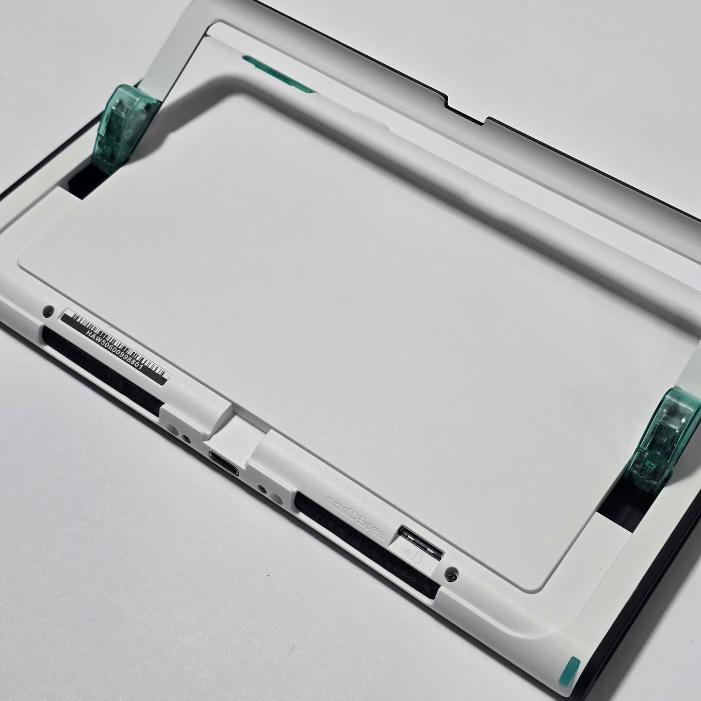 Nintendo Switch 2 CUSTOM -White with Clear Green Buttons & Accents, New in Box