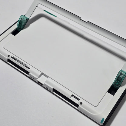 Nintendo Switch 2 CUSTOM -White with Clear Green Buttons & Accents, New in Box