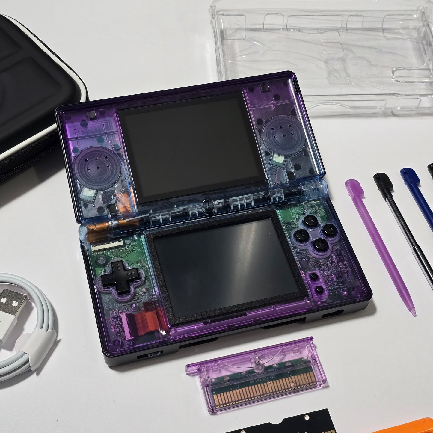 Nintendo DS Lite Custom Modded System - 100 Days DS Lite