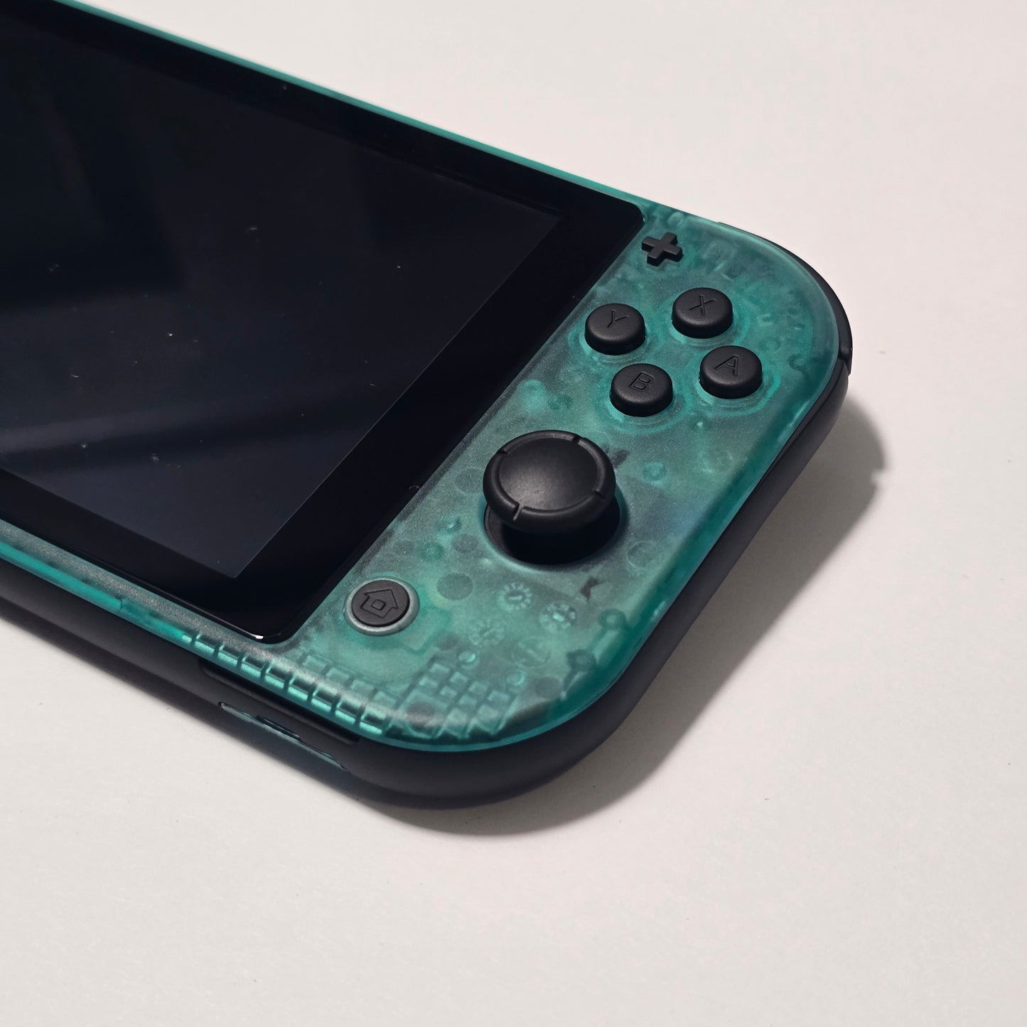 Nintendo Switch Lite CUSTOM - Black & Clear Green