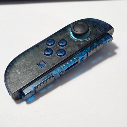 Nintendo Switch 2 CUSTOM - Clear Black with Clear Blue Buttons & Accents, New in Box