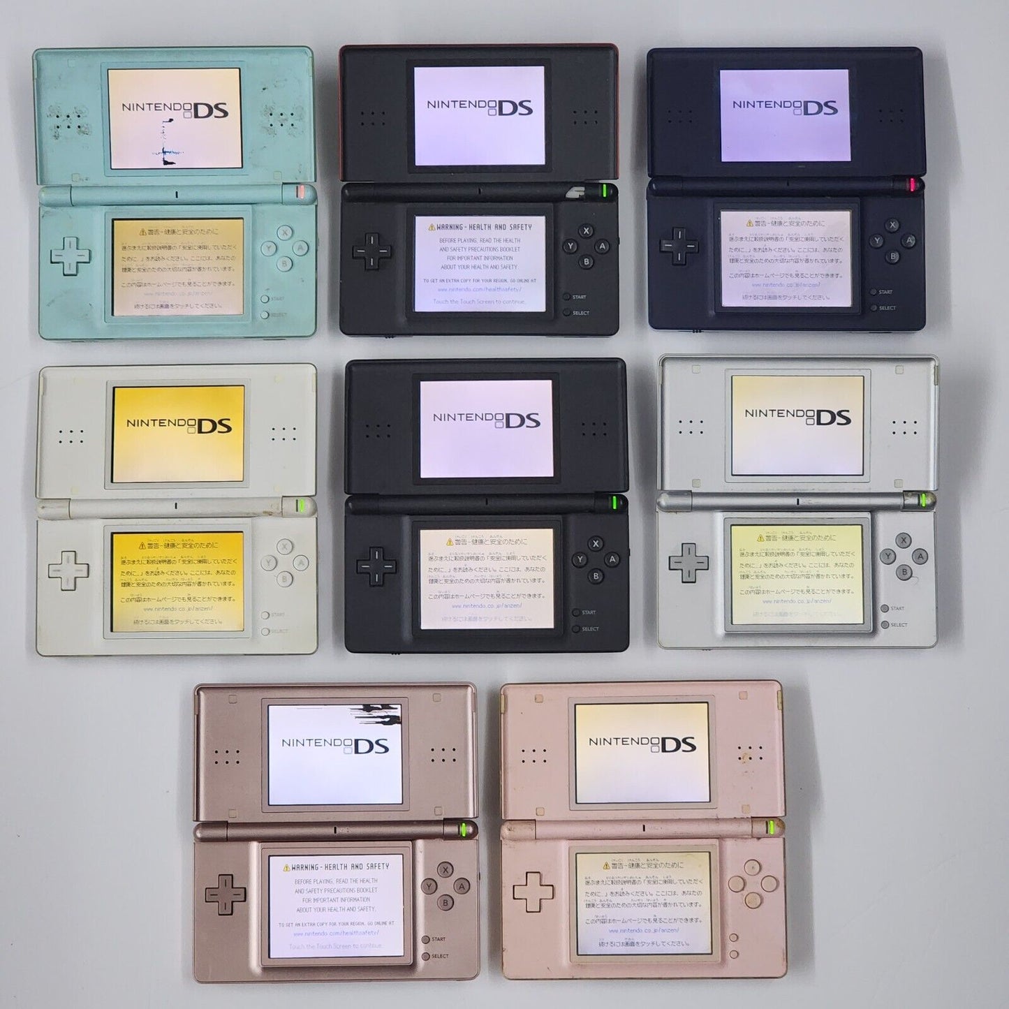 Nintendo DS Lite FOR PARTS/REPAIR BUT WORKS, READ DESCRIPTION - Choose Color